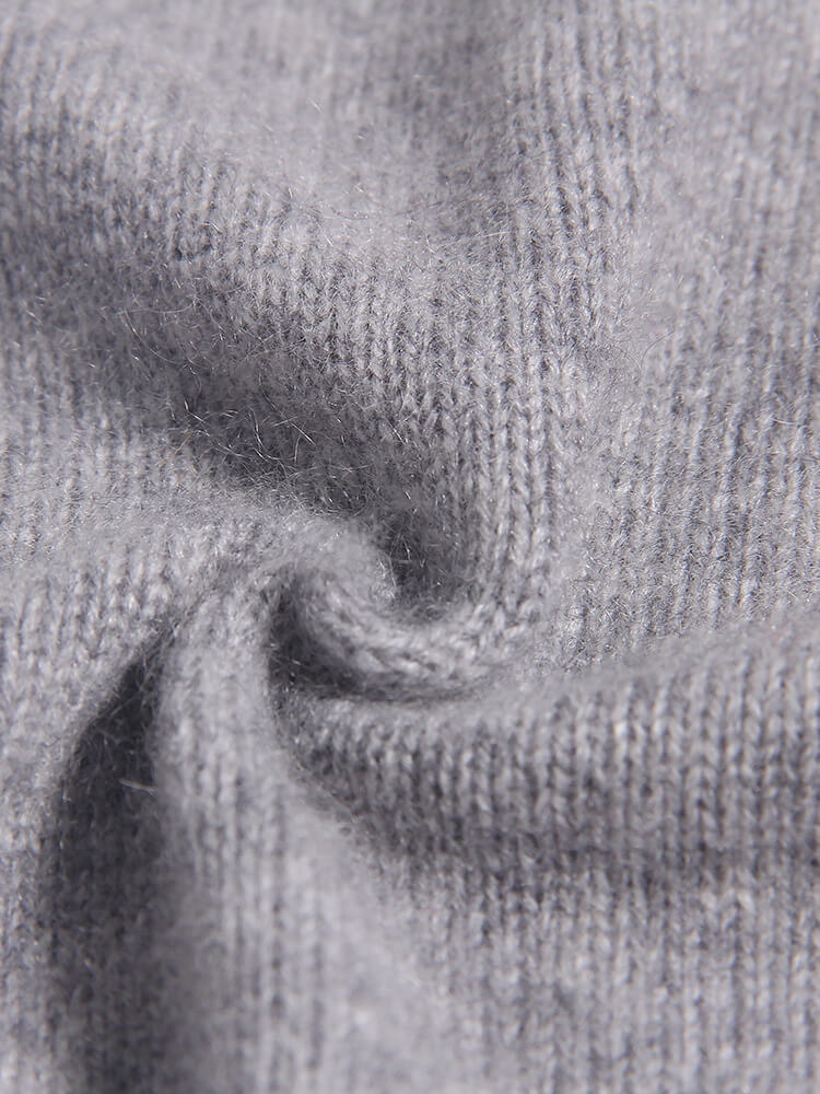 Boys Fun Excavator Knit Pattern 100% Cashmere Crew Neck Sweater